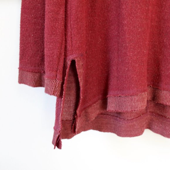 Maroon Mauve Flowy Sweater - Picture 3 of 7